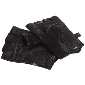 Велосипедные перчатки Brick Lane Bikes кожаные черные (разные размеры)