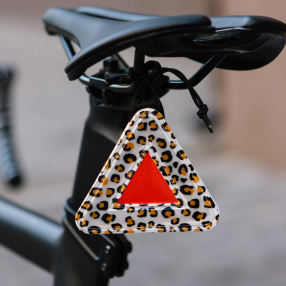 Светоотражающий треугольник it's my!bike леопард