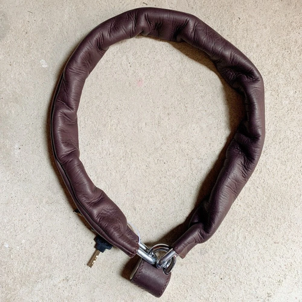 Замок-цепь для велосипеда Тигрь (разные цвета) - фото 14