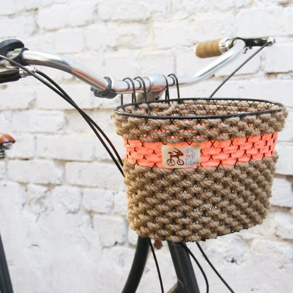 Корзина хорошая канатно-коралловая - фото 2