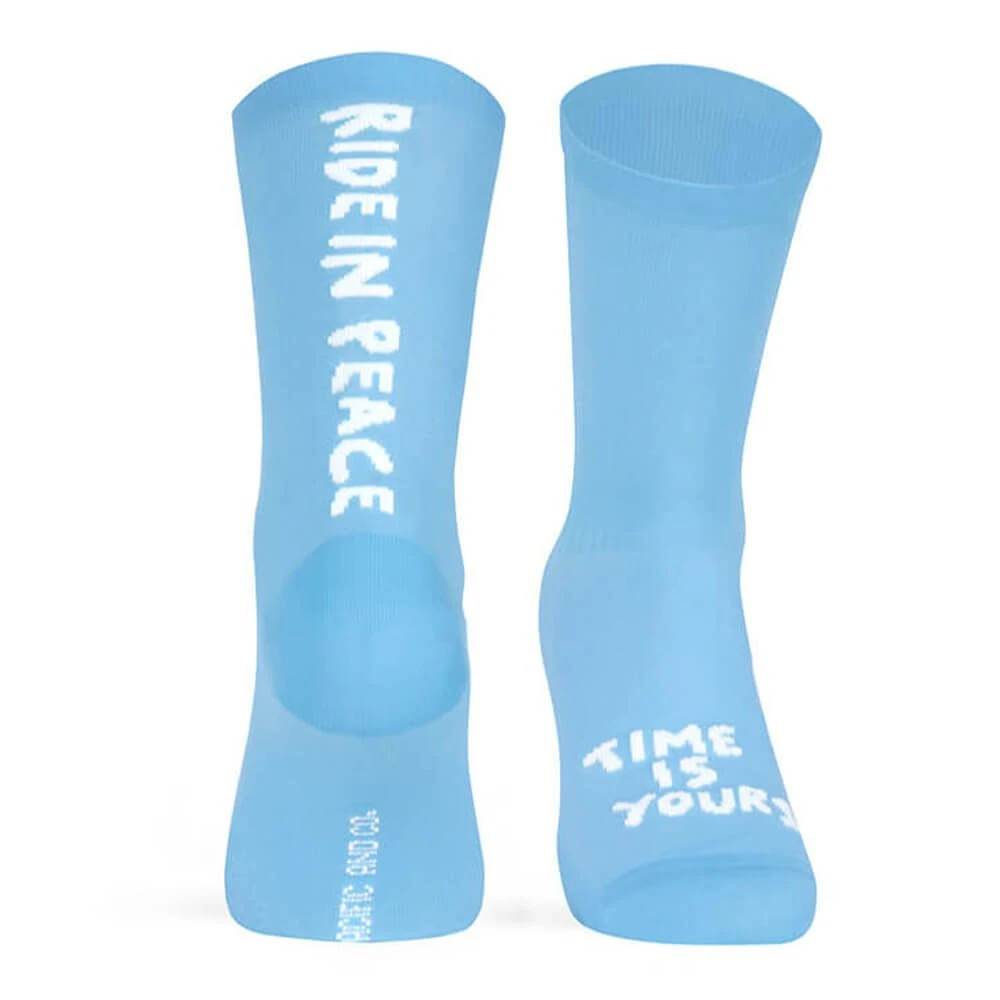 Носки Pacific and Co. Ride In Peace 37-41 голубые - фото 1