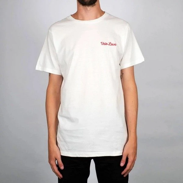 Футболка Dedicated Stockholm Velo Script Off-White - фото 1