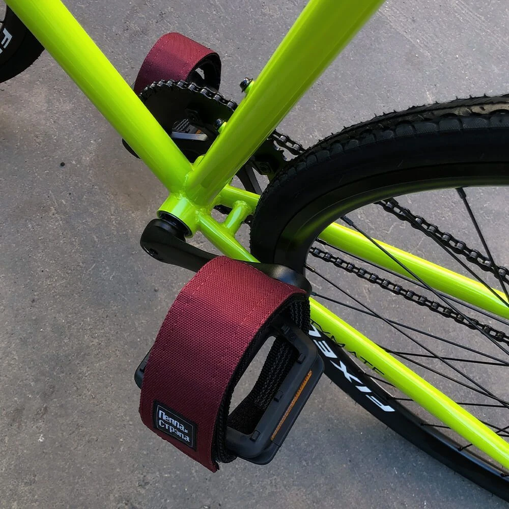 Стрепы Пеппа и Стрепа бордовые - фото 3