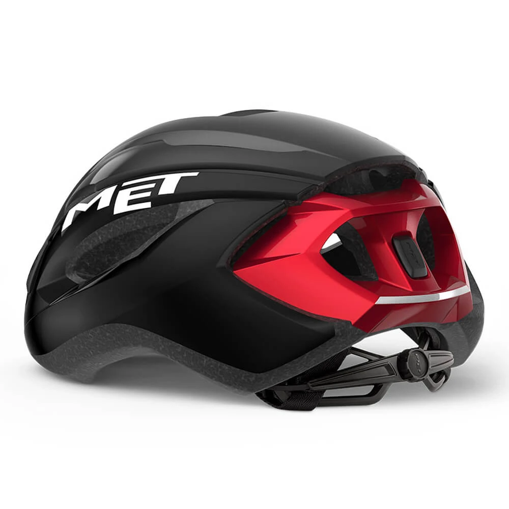 Велошлем MET Strale Glossy Black Red Metallic M - фото 7