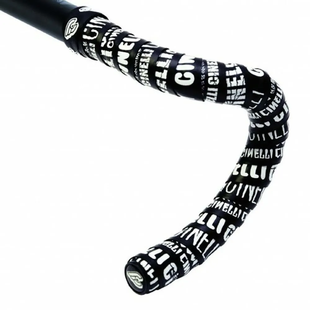Обмотка руля Cinelli Tape Volee Mike Giant Logo Черный / Белый - фото 1