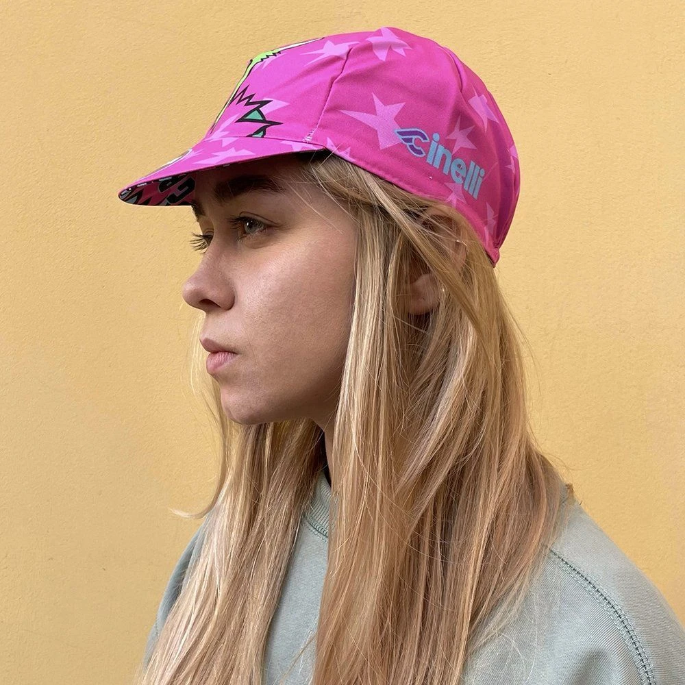 Велокепка Cinelli H.O.T.O.N. Granita / Розовый - фото 6