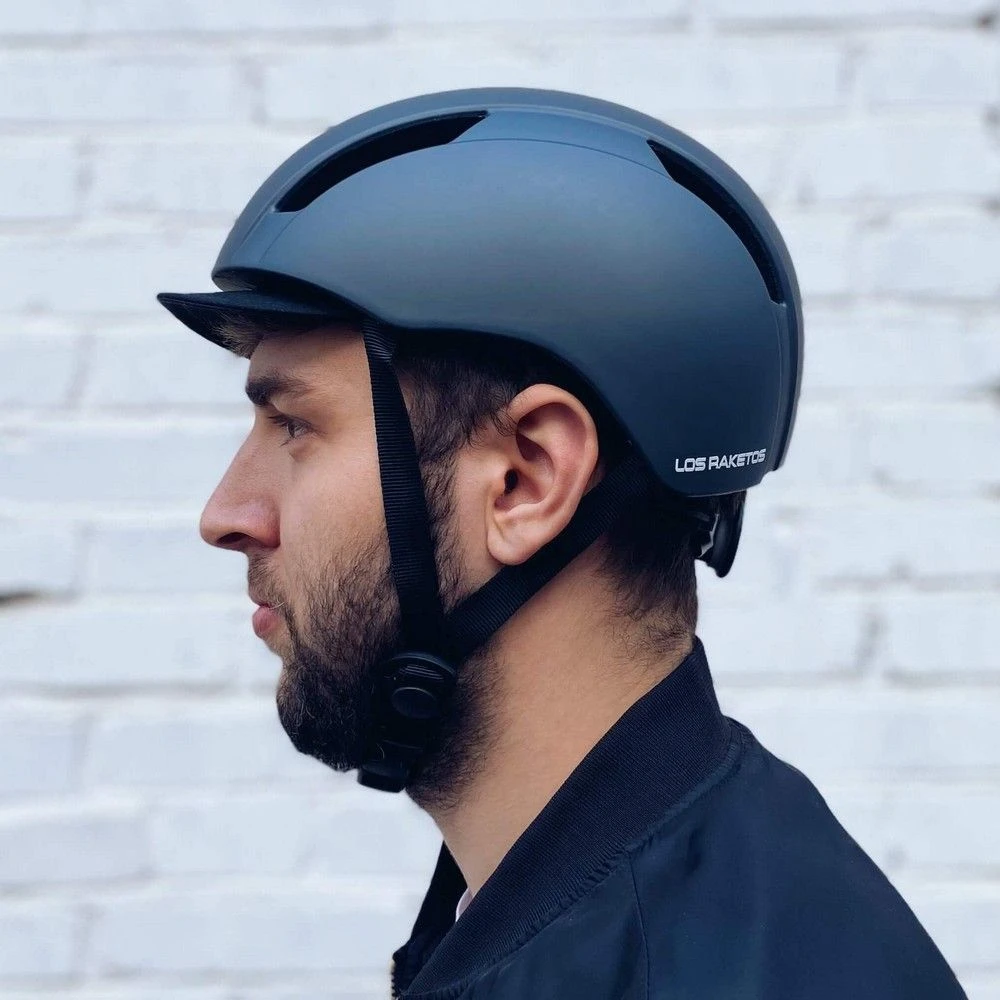 Велосипедный шлем Los Raketos DECO Matt Coal - фото 6