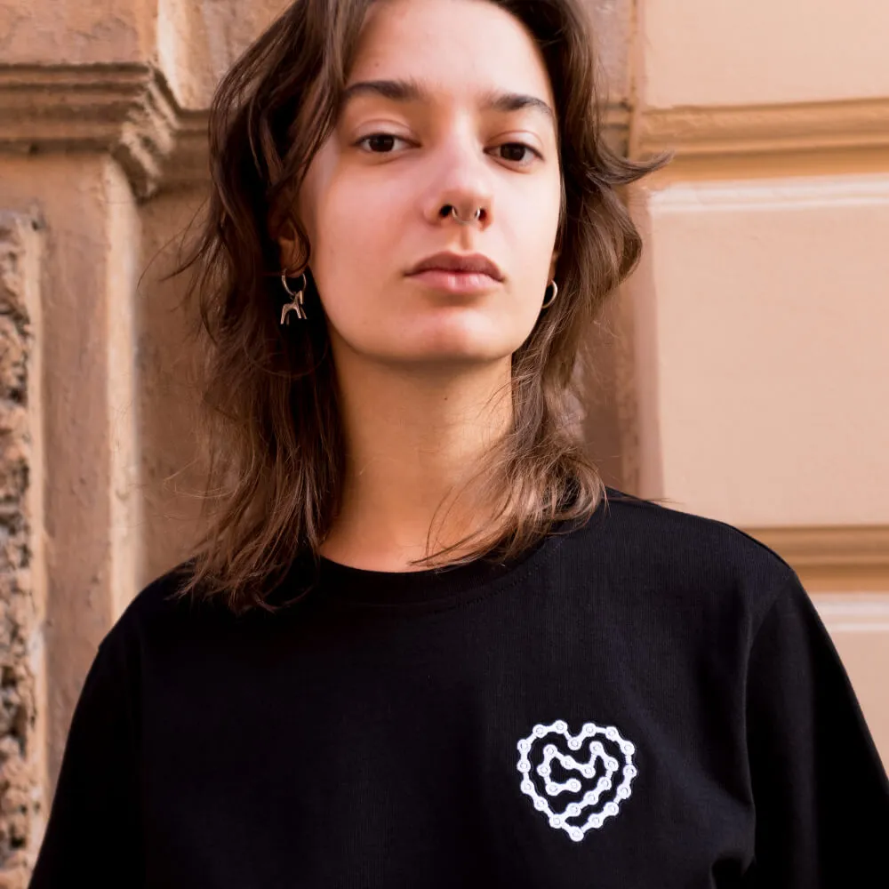 Футболка it's my!bike Велосердце черная - фото 4