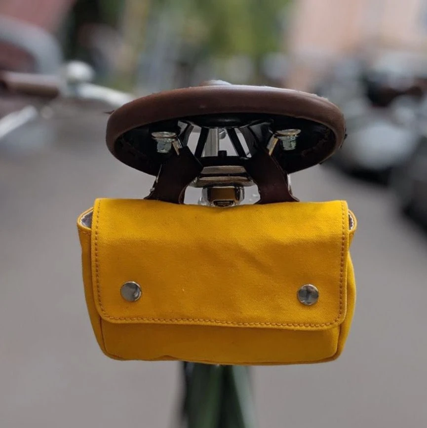 Бардачок it's my bike прямоугольный желтый - фото 1