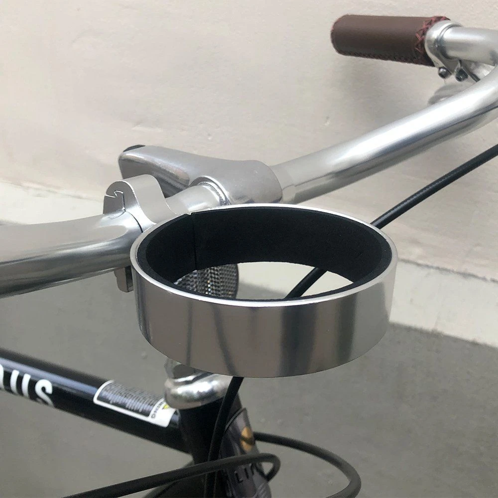 Капхолдер на руль серебряный - фото 1