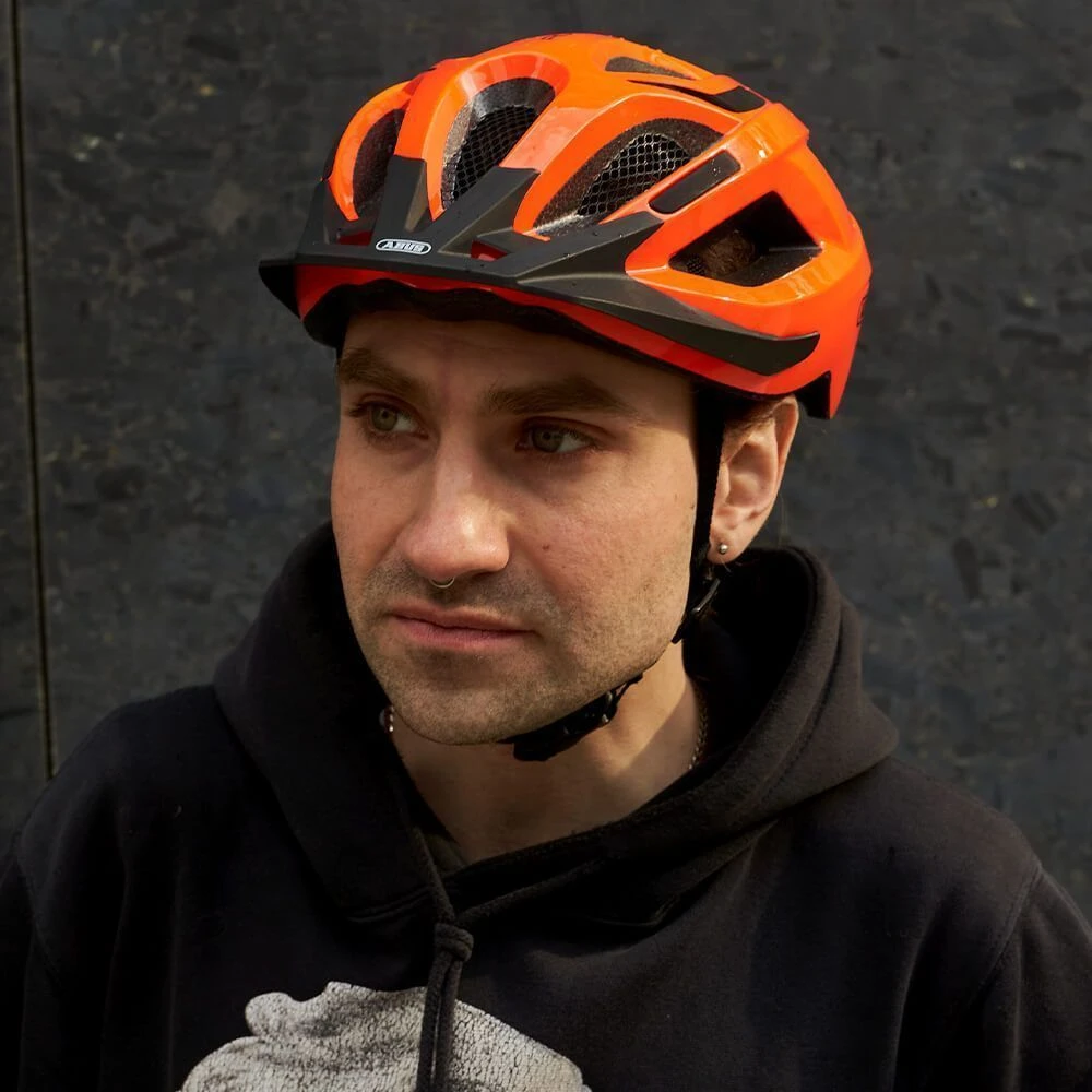 Велошлем ABUS Aduro 2.1 Shrimp Orange L - фото 2