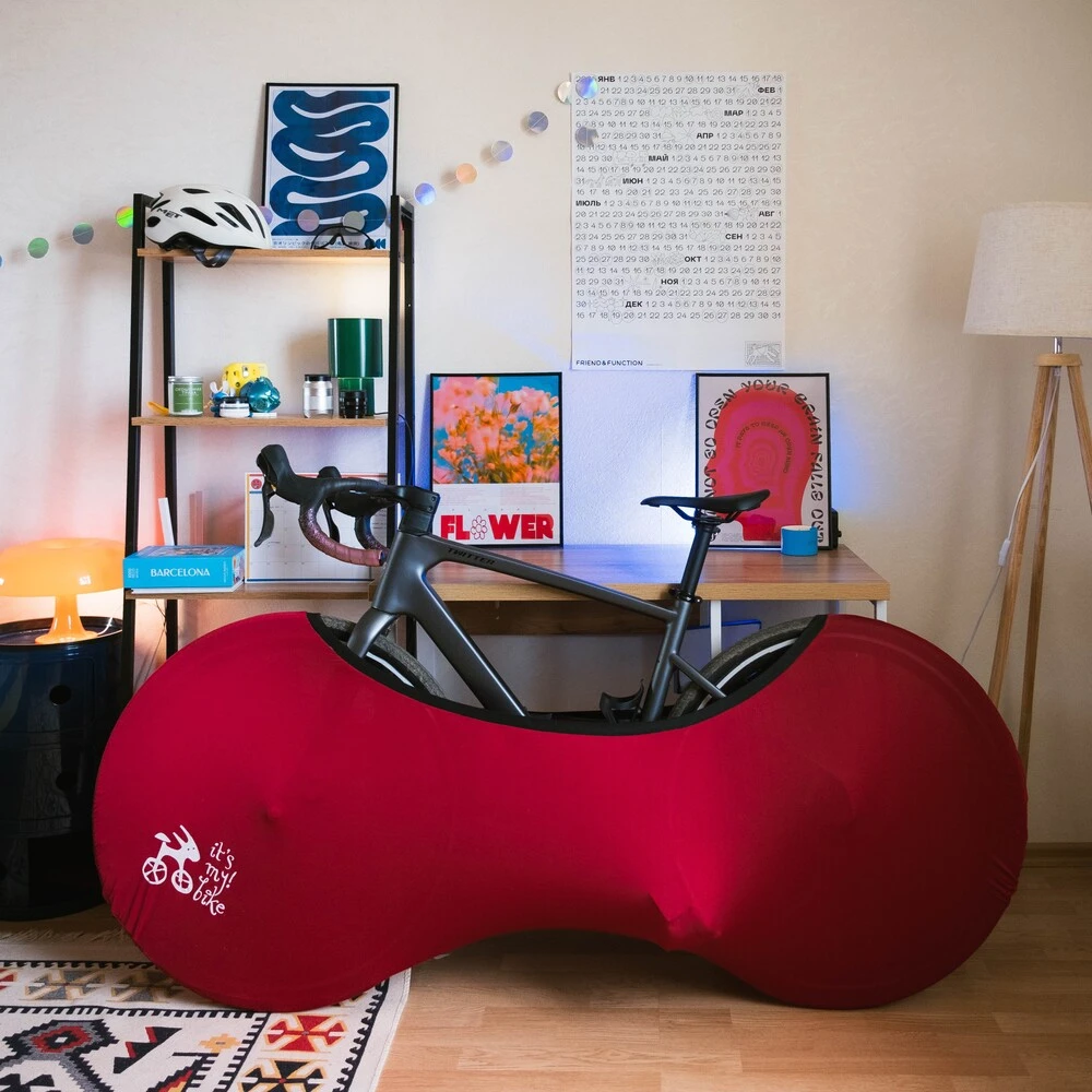 Велоносок (велочехол) it's my!bike малиновый - фото 1