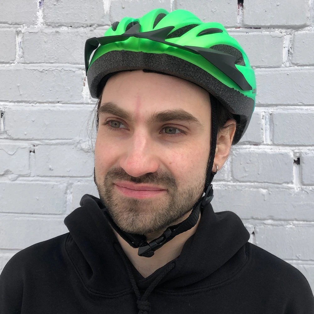 Велосипедный шлем Los Raketos FLASH Blue-Green L-XL - фото 2