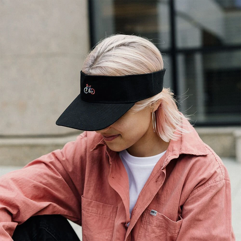 Козырек it's my!bike черный с велосипедом - фото 1