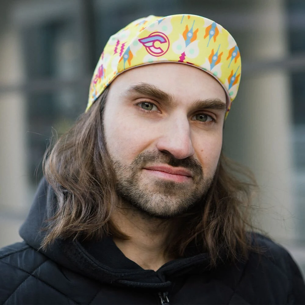 Велокепка Cinelli Baby Alien Fulvia Mendini / Желтый - фото 1