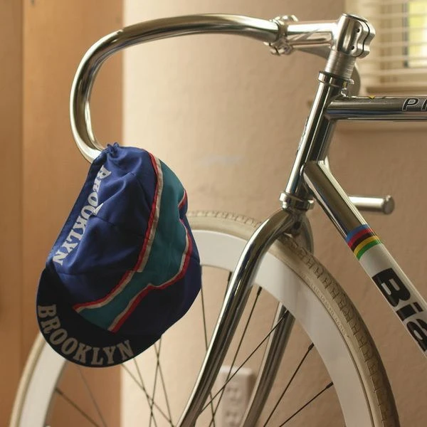 Пятипанельная велосипедная кепка BROOKLYN синяя - фото 8