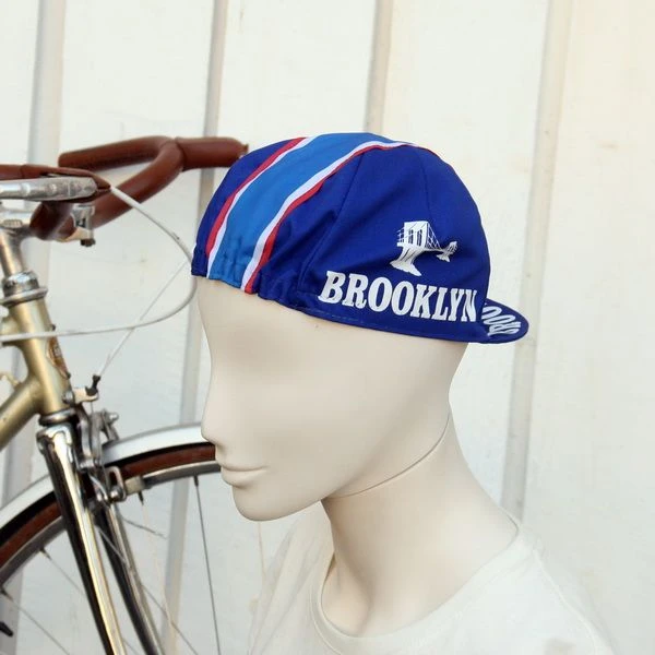 Пятипанельная велосипедная кепка BROOKLYN синяя - фото 7