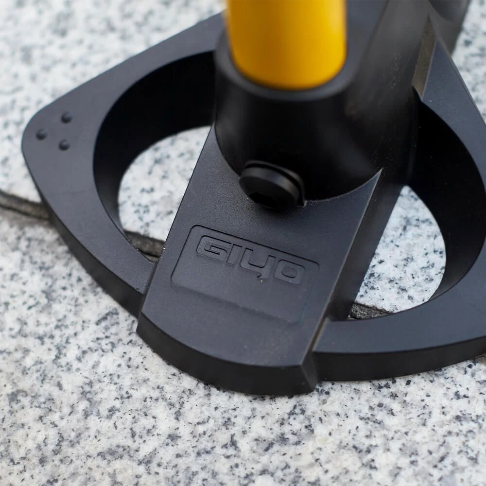 Напольный велосипедный насос Giyo GF-38P желтый - фото 3