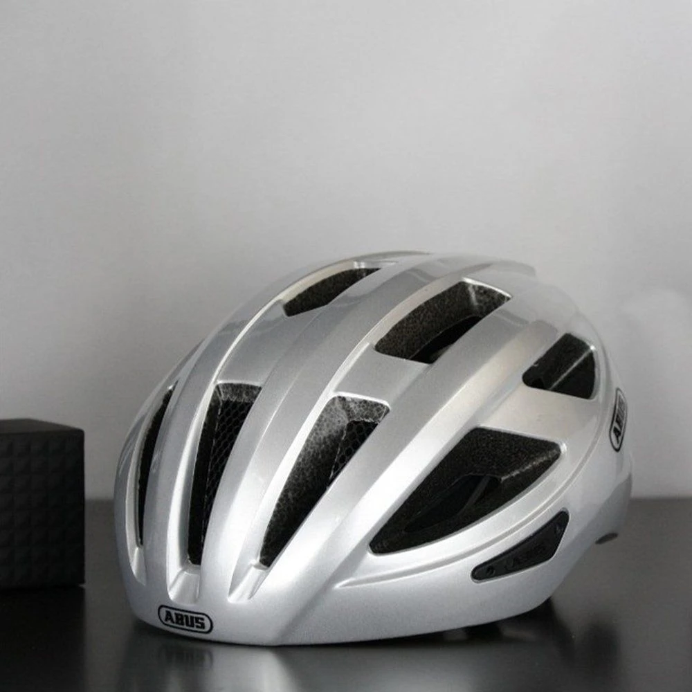 Велошлем ABUS Macator Gleam Silver M - фото 12