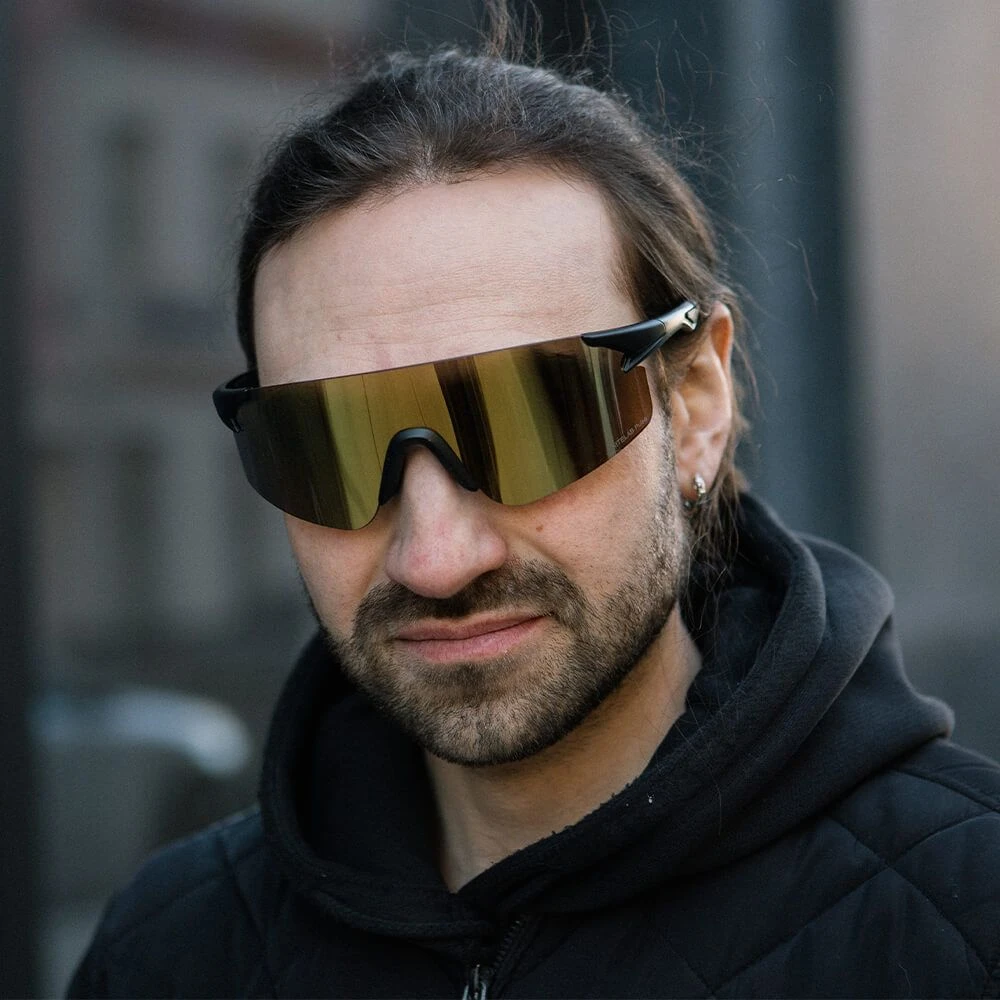 Солнцезащитные очки WhiteLab Visor Черный / Бронзовый - фото 5