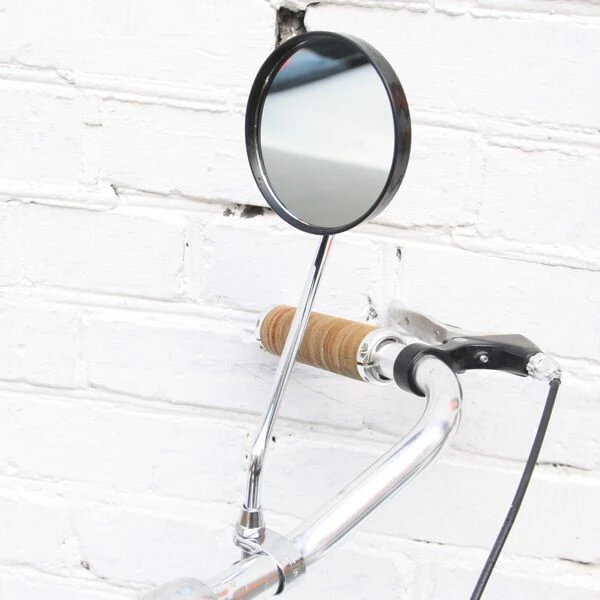 Зеркало заднего вида из черного пластика - фото 5