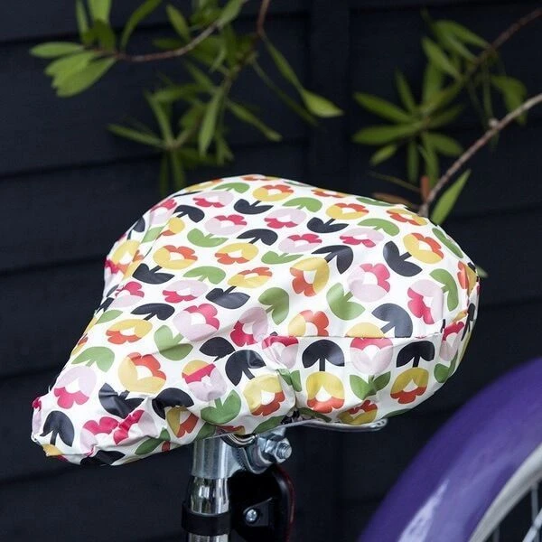 Непромокаемый чехол на седло Цветочки - фото 1