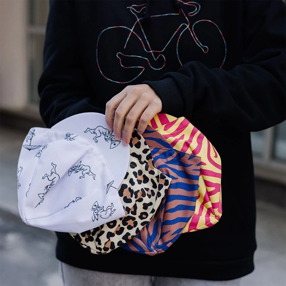 Велокепка it’s my!bike Беспокойные зайцы белая - фото 4