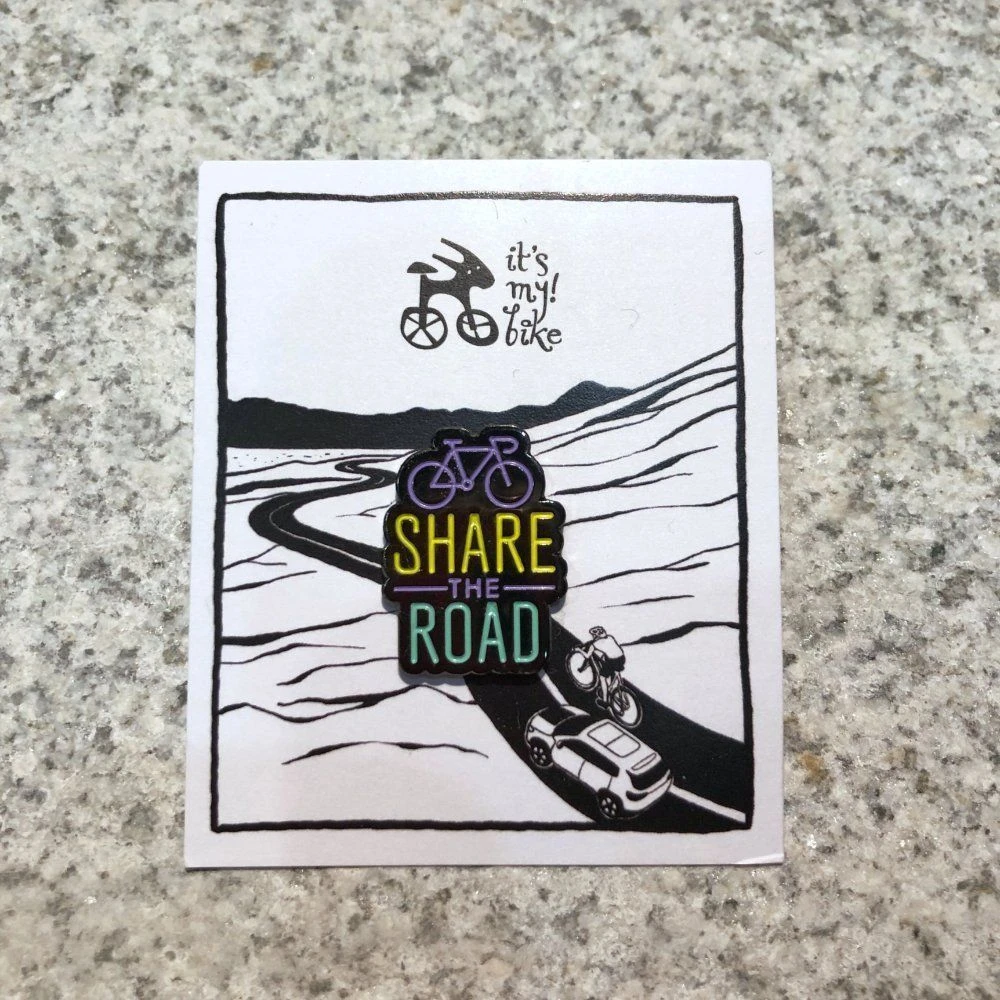 Значок it's my!bike Share The Road - фото 4