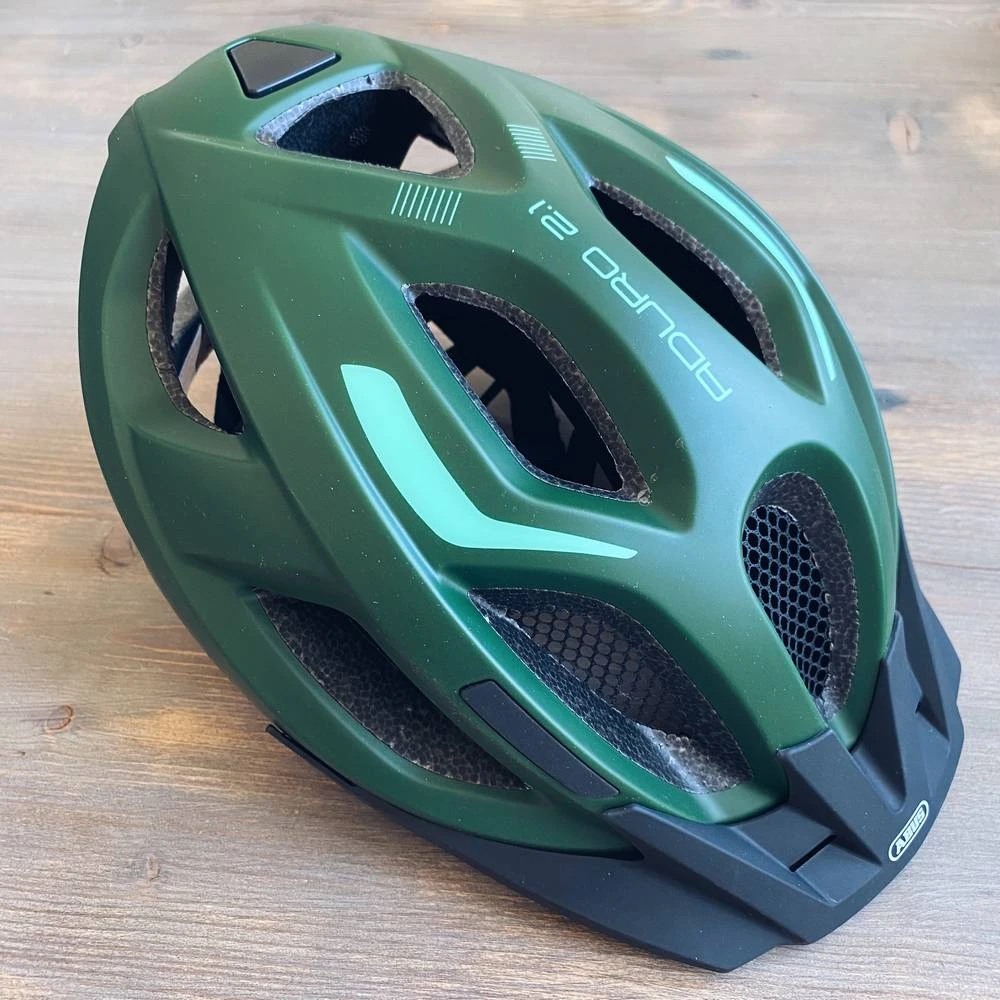 Велошлем ABUS Aduro 2.1 Smaragd Green M - фото 3