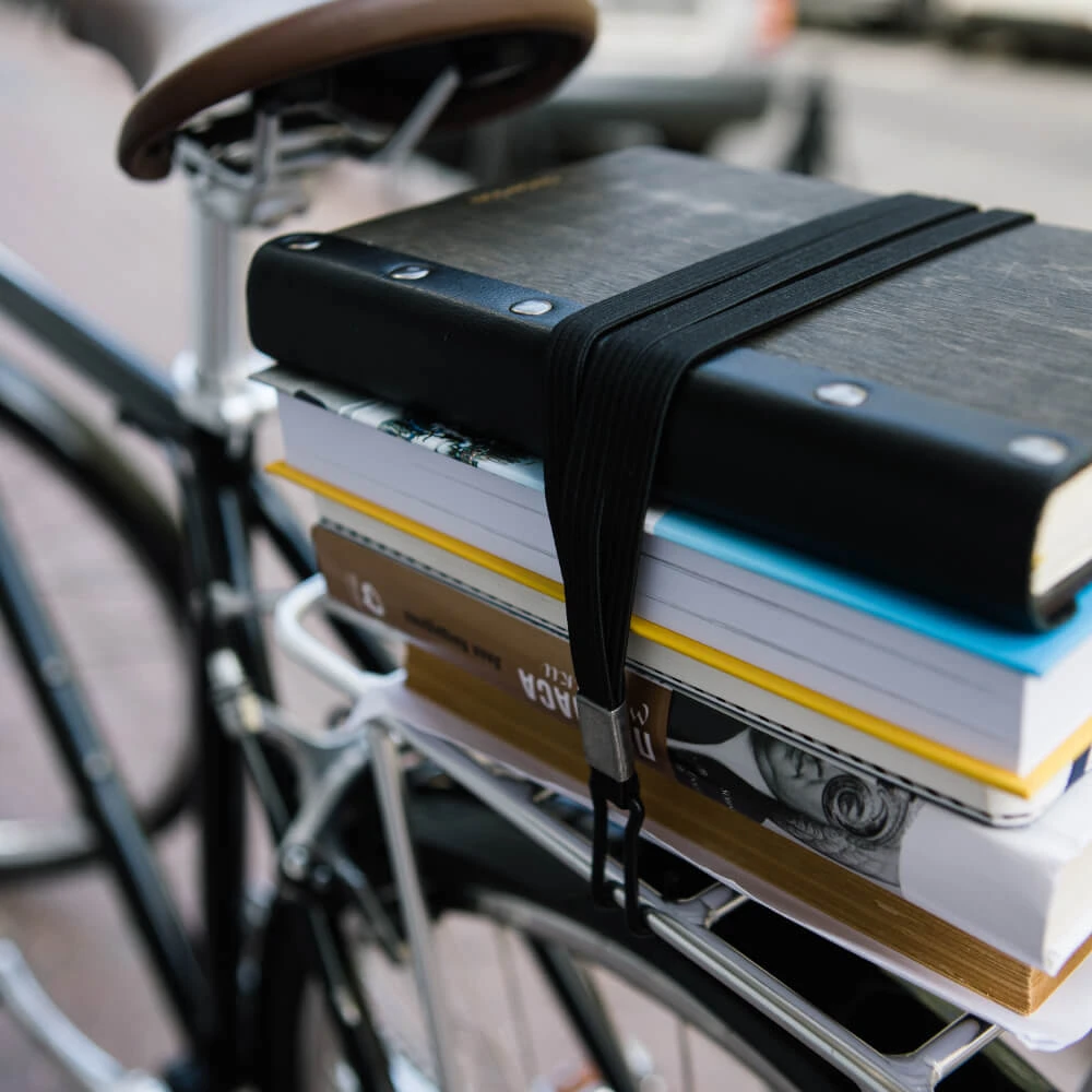 Багажная резинка тройная для велосипеда 55 см NUVO черная - фото 6