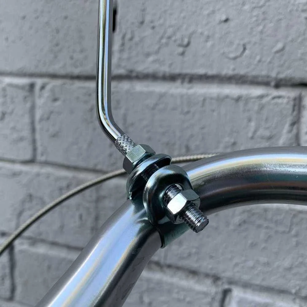 Зеркало заднего вида хромированное круглое - фото 3