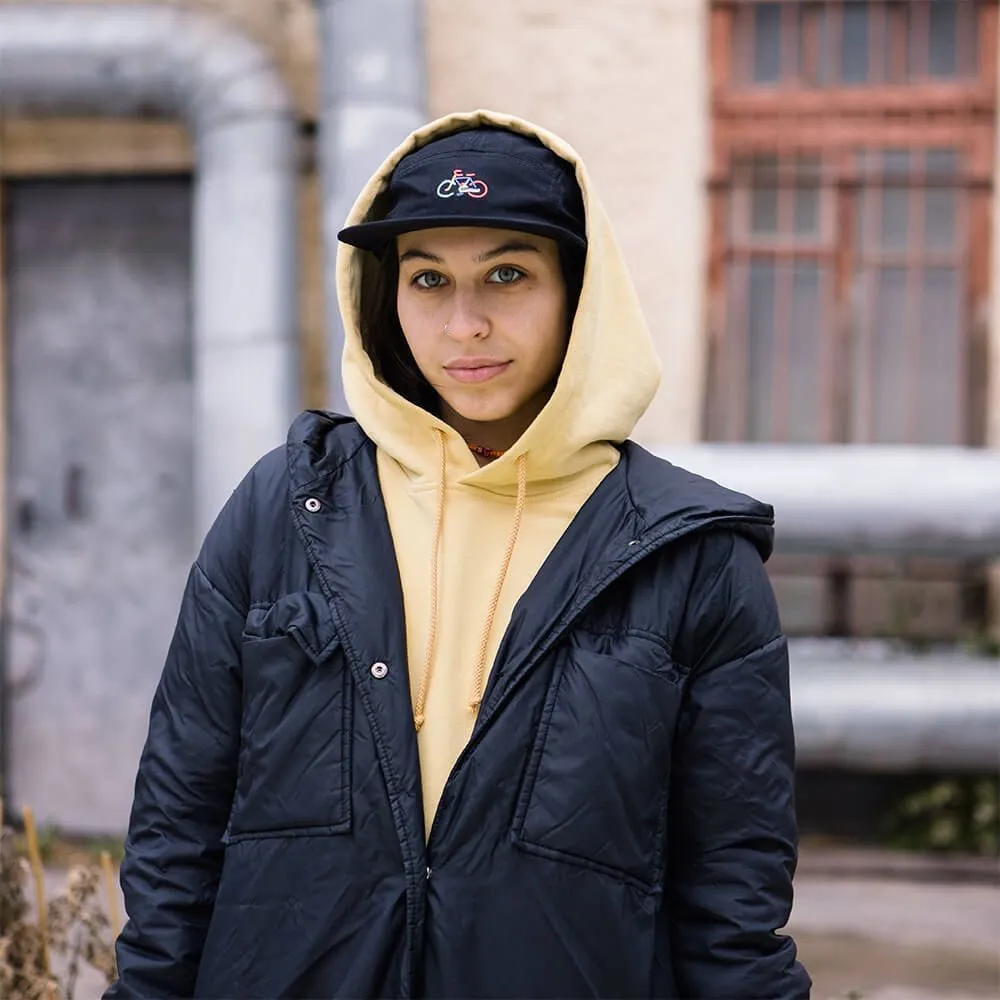 Пятипанельная кепка it's my!bike черная - фото 5