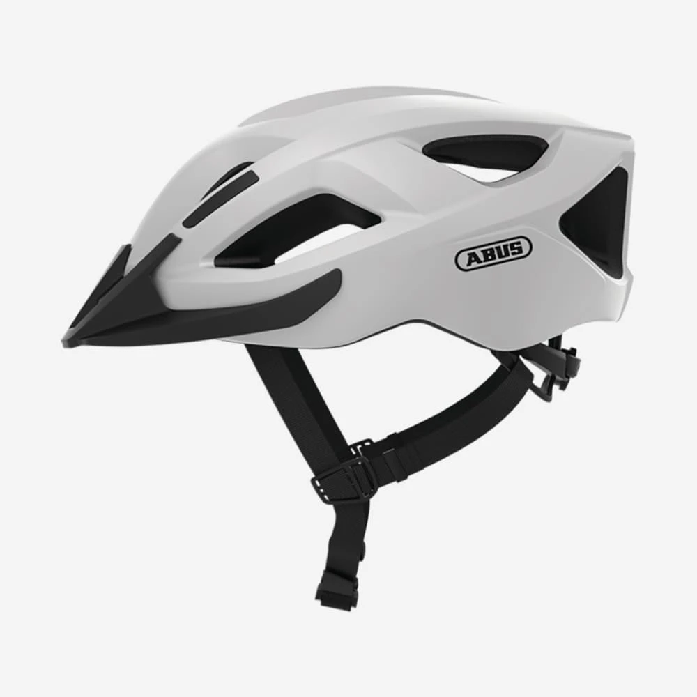 Велошлем ABUS Aduro 2.1 Polar White M - фото 1
