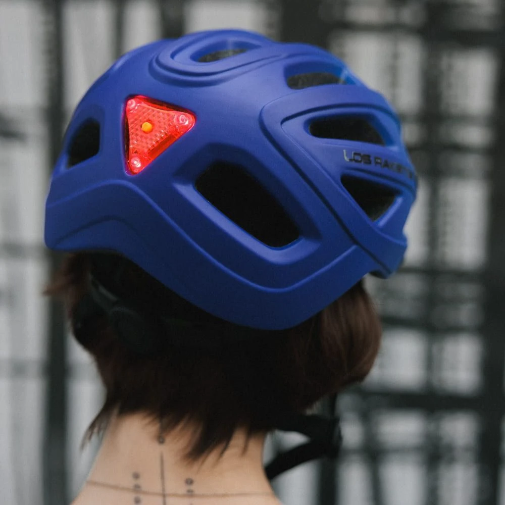Велосипедный шлем Los Raketos BLAZE blue-violet L-XL - фото 3