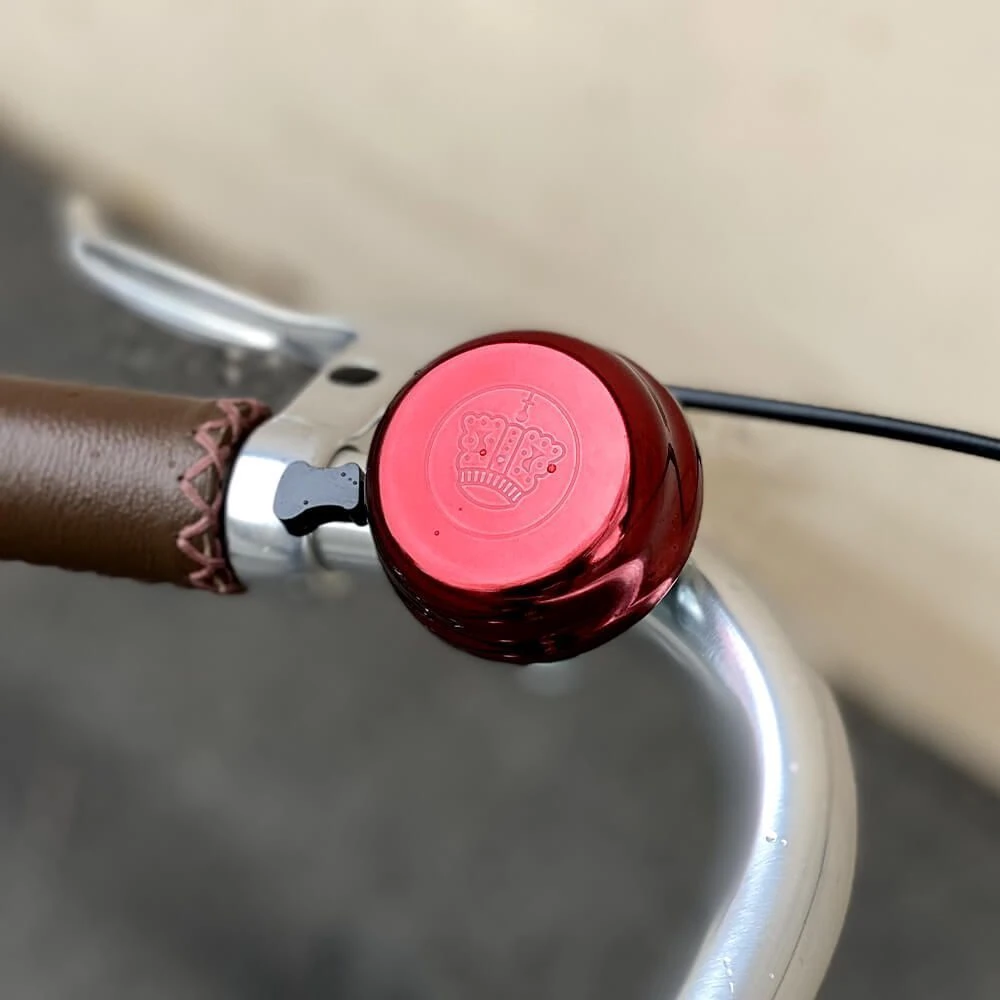 Звонок it's my!bike красный хром - фото 5