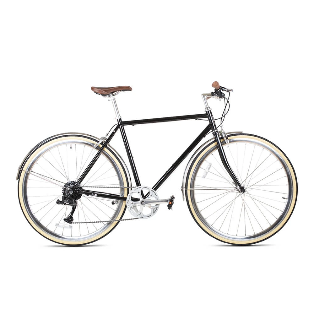 Велосипед 6KU Odyssey 8spd City Bike 58 Delano Black - фото 1