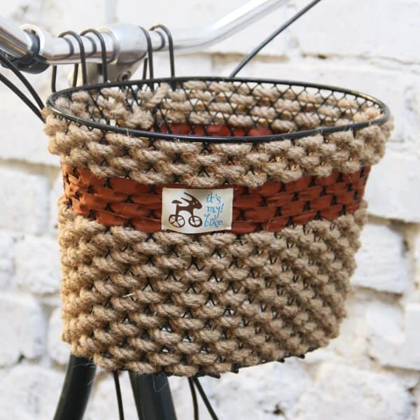 Корзина хорошая канатно-коричневая - фото 3