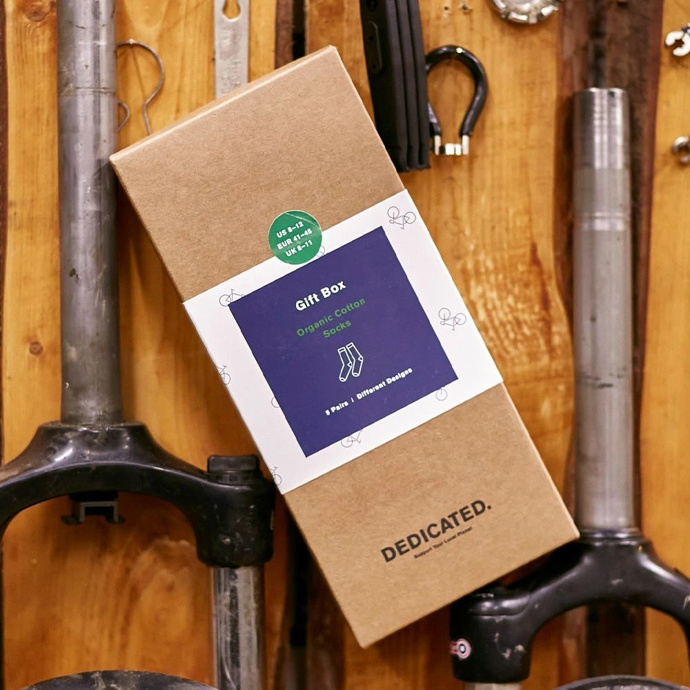 Подарочный набор носков Dedicated Sigtuna Bike Pattern 40-46 - фото 1