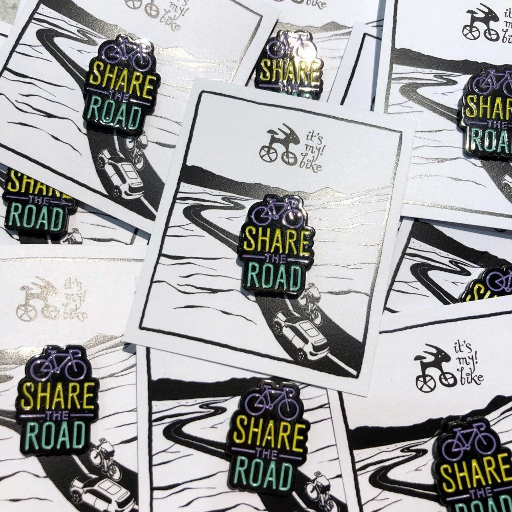 Значок it's my!bike Share The Road - фото 6