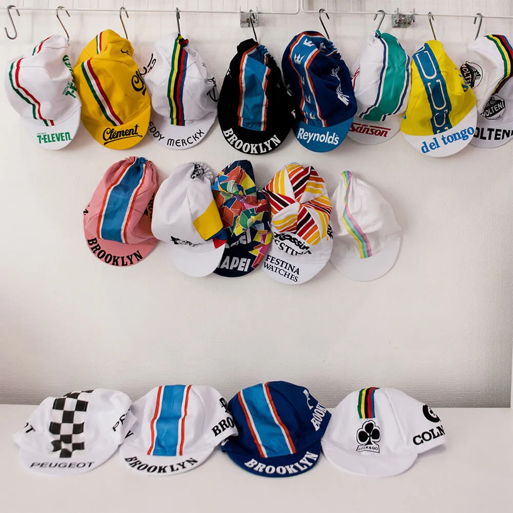 Пятипанельная велосипедная кепка BROOKLYN синяя - фото 4