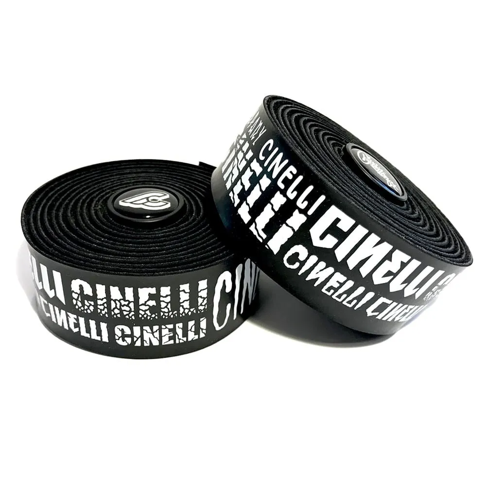 Обмотка руля Cinelli Tape Volee Mike Giant Logo Черный / Белый - фото 2