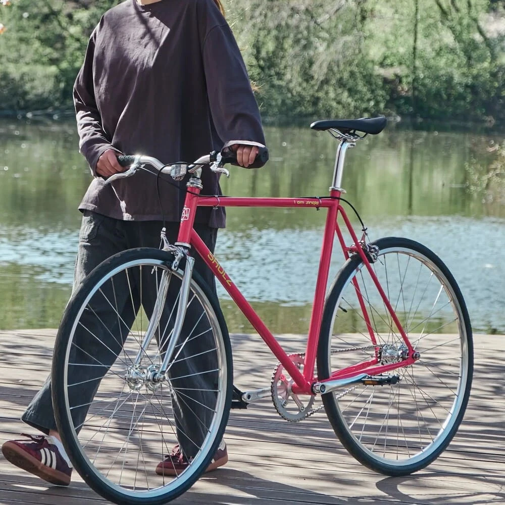 Велосипед Shulz I Am Single L Розовый неон - фото 1