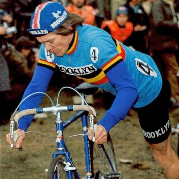 Пятипанельная велосипедная кепка BROOKLYN синяя - фото 12