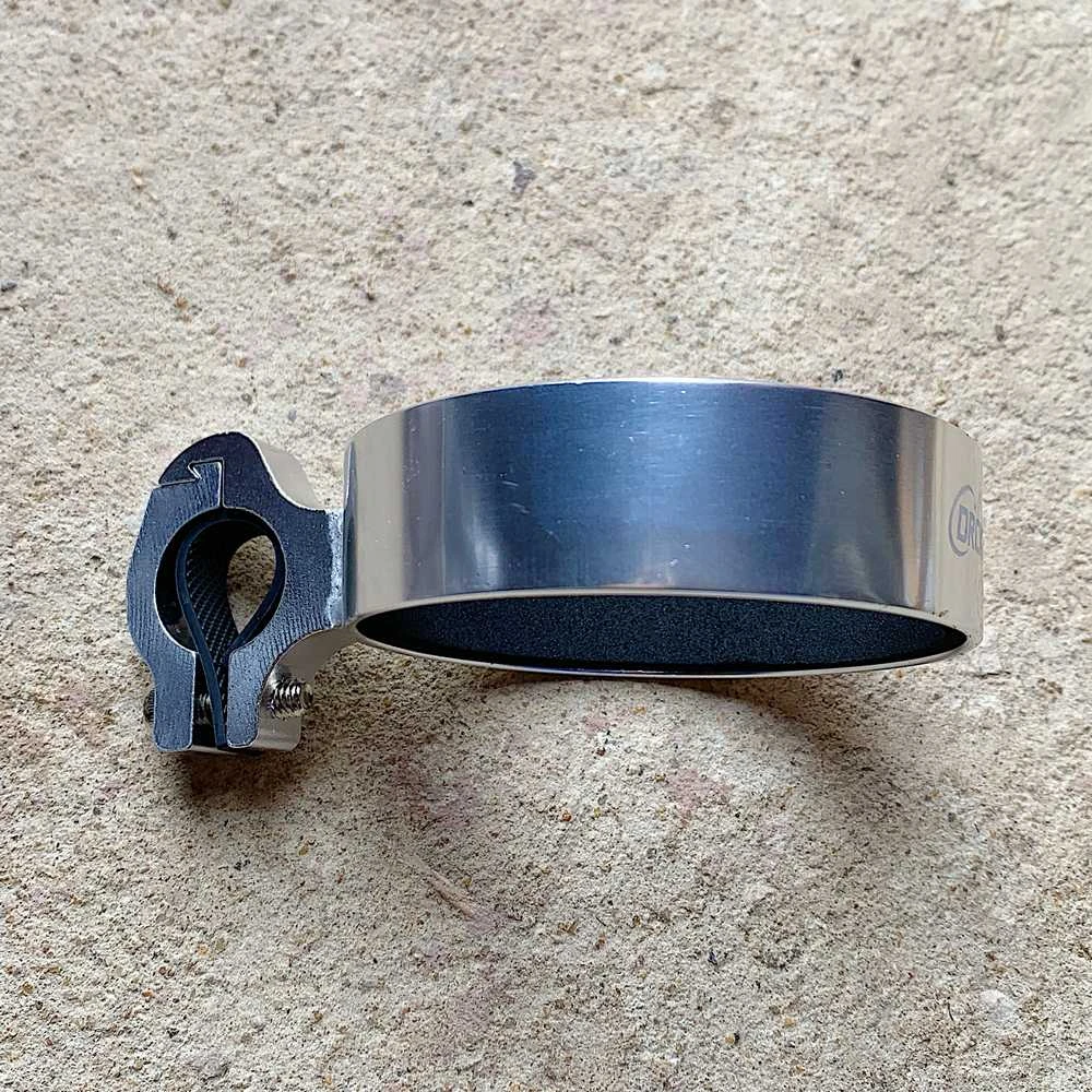 Капхолдер на руль серебряный - фото 9