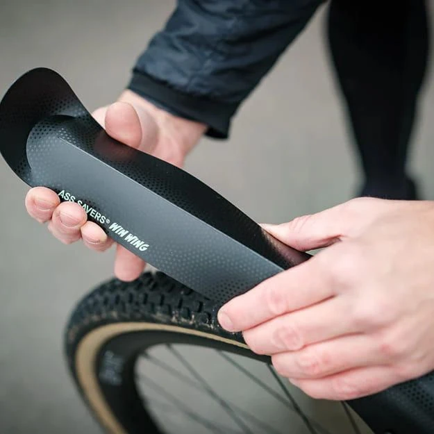 Крыло Ass Savers Win Wing 2 Gravel Black Dot - фото 2