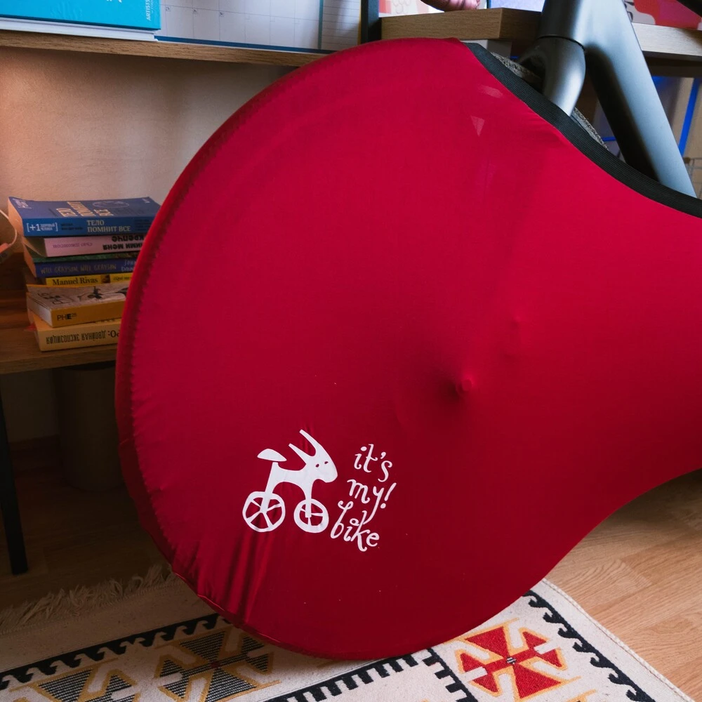 Велоносок (велочехол) it's my!bike малиновый - фото 2