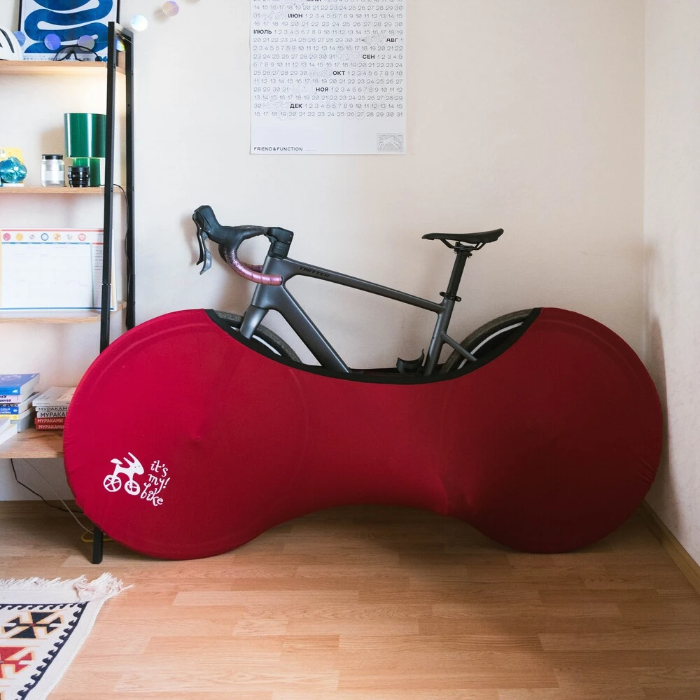 Велоносок (велочехол) it's my!bike малиновый - фото 6