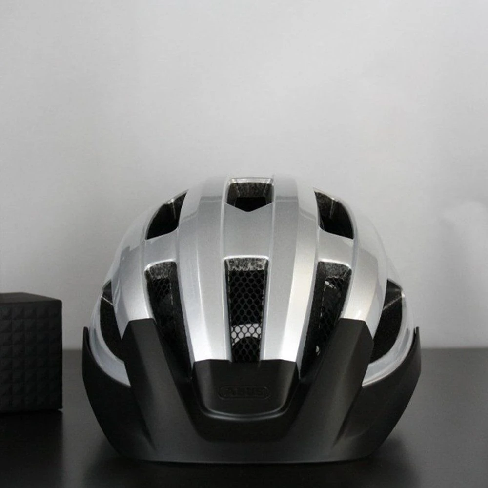 Велошлем ABUS Macator Gleam Silver M - фото 11