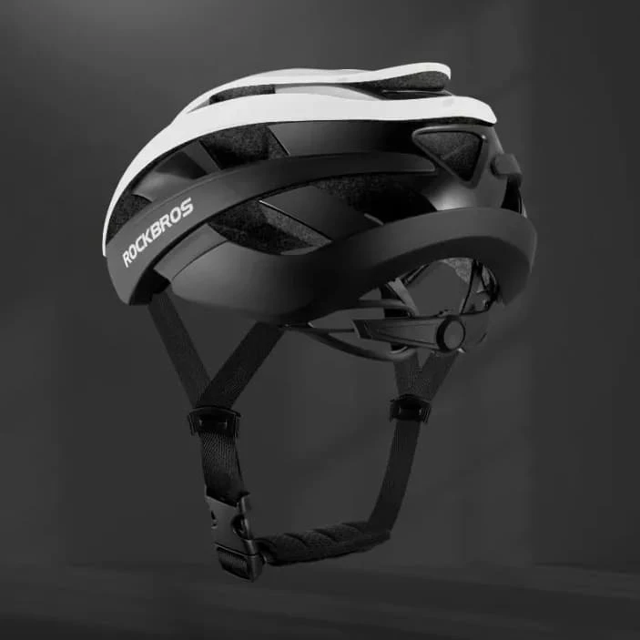 Велосипедный шлем ROCKBROS Lucien Buysse черно-белый L - фото 6