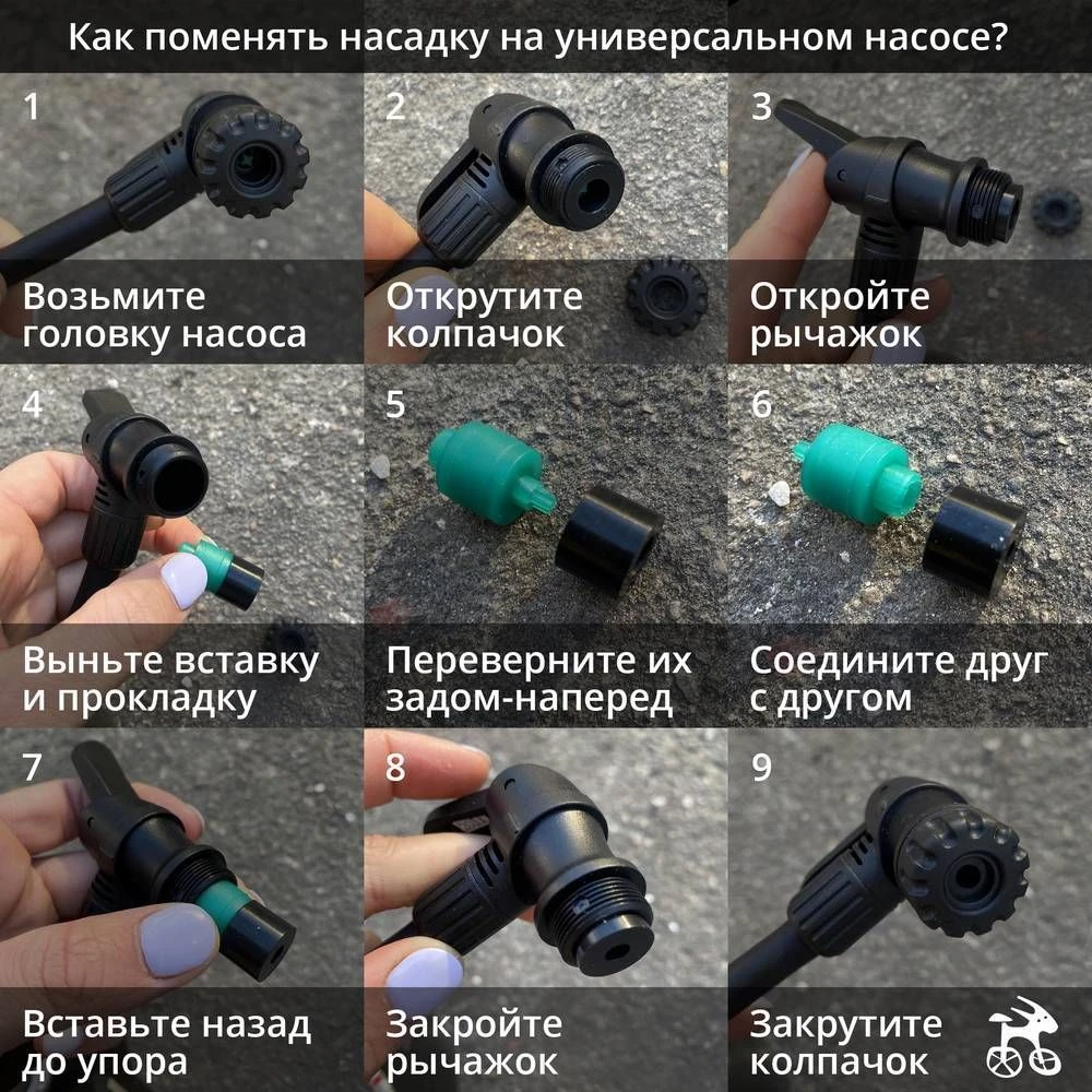 Велосипедный насос Giyo GF-43p - фото 6